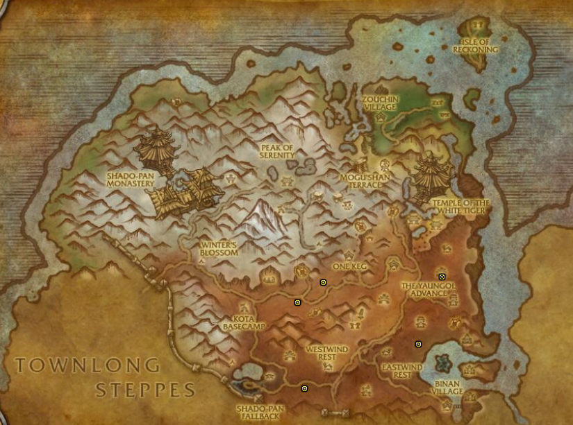 Sha of Anger location mop classic